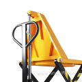 Manual hydraulic high lift truck